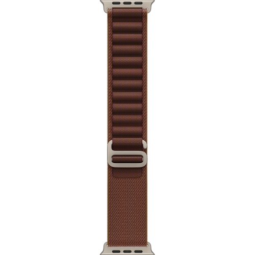 Apple Watch Ultra 4 49mm, Natural Titanium, Alpine Loop Burgundy, L