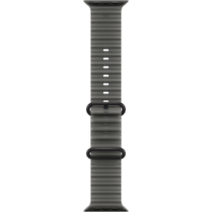 Apple Watch Ultra 4 49mm, Black Titanium, Ocean Band Translucent Black