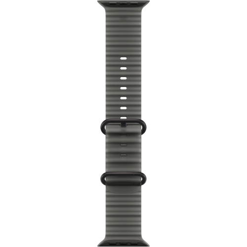 Apple Watch Ultra 4 49mm, Black Titanium, Ocean Band Translucent Black