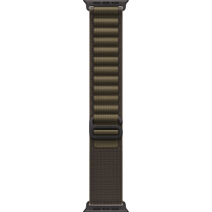 Apple Watch Ultra 4 49mm, Black Titanium, Alpine Loop Dark Olive, S