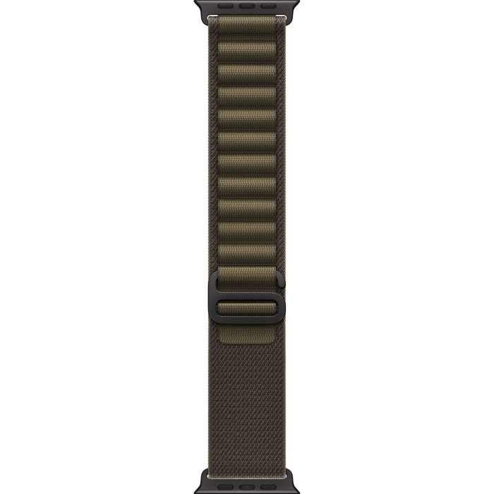 Apple Watch Ultra 4 49mm, Black Titanium, Alpine Loop Dark Olive, M