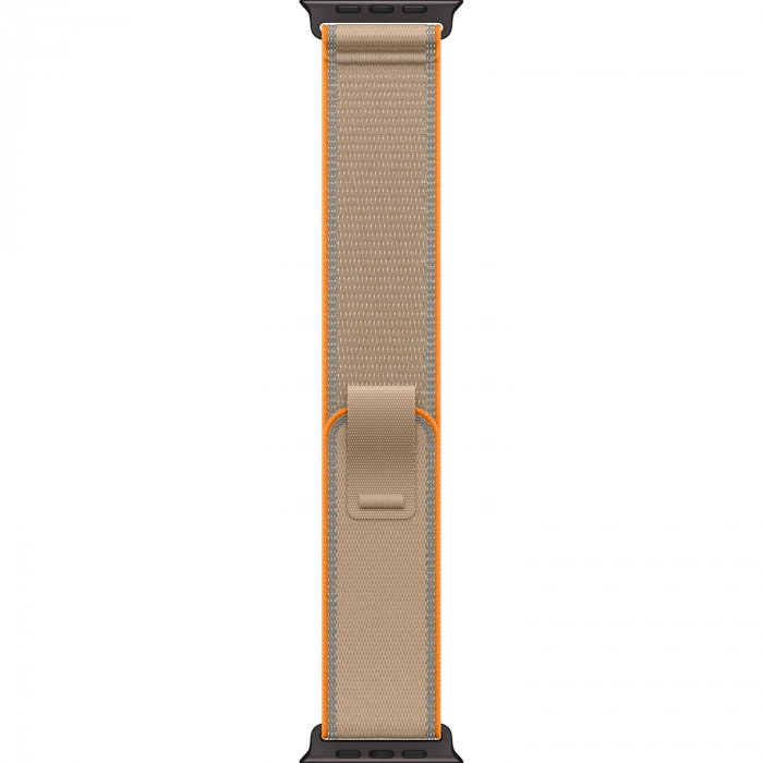 Apple Watch Ultra 4 49mm, Black Titanium, Trail Loop Sand, S/M