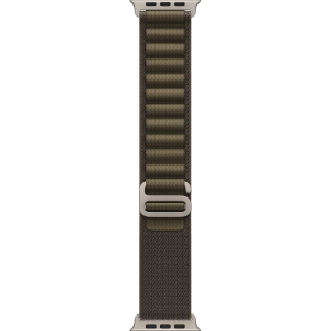 Apple Watch Ultra 4 49mm, Natural Titanium, Alpine Loop Dark Olive, L