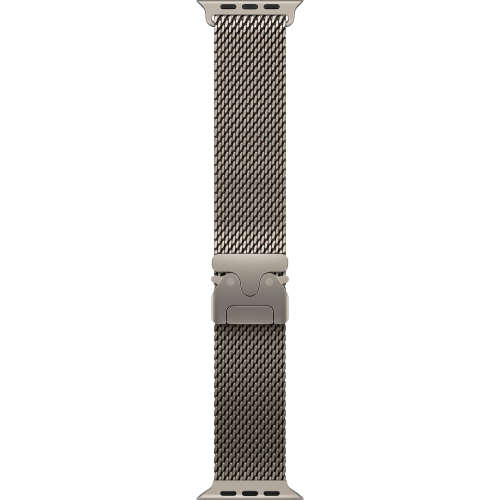 Apple Watch Ultra 4 49mm, Natural Titanium, Titanium Milanese Loop, L