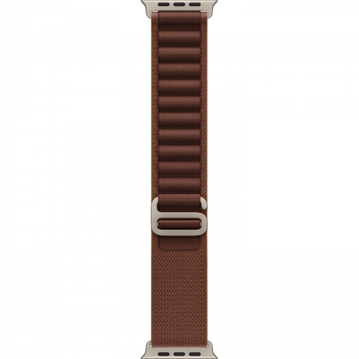 Apple Watch Ultra 4 49mm, Natural Titanium, Alpine Loop Burgundy, L