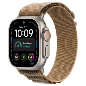 Apple Watch Ultra 4 49mm, Natural Titanium, Alpine Loop Desert, L