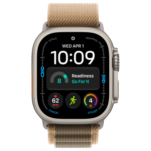 Apple Watch Ultra 4 49mm, Natural Titanium, Alpine Loop Desert, L