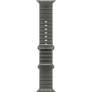 Apple Watch Ultra 4 49mm, Natural Titanium, Ocean Band Translucent Black