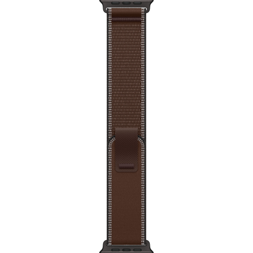 Apple Watch Ultra 4 49mm, Black Titanium, Trail Loop Dark Umber, S/M