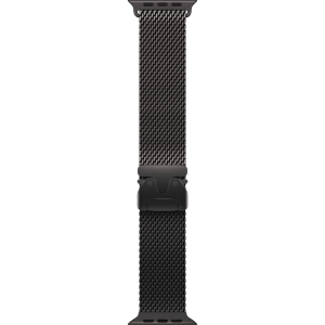 Apple Watch Ultra 4 49mm, Black Titanium, Titanium Milanese Loop, L
