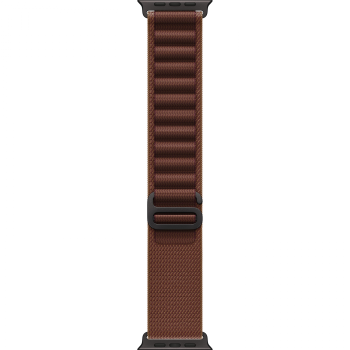 Apple Watch Ultra 4 49mm, Black Titanium, Alpine Loop Burgundy, S