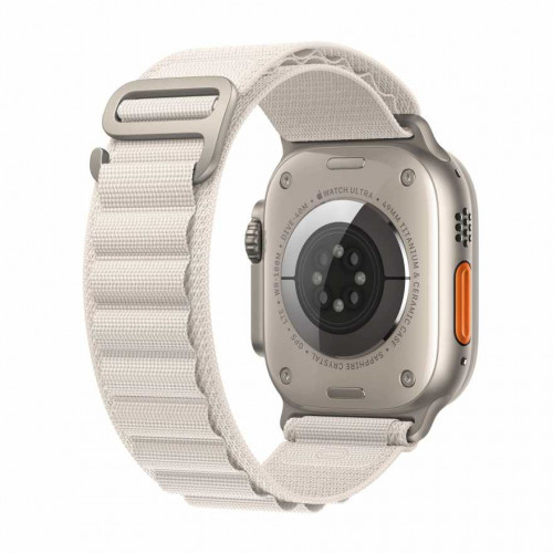 Apple Watch Ultra 49mm Titanium Alpine Loop, Starlight M