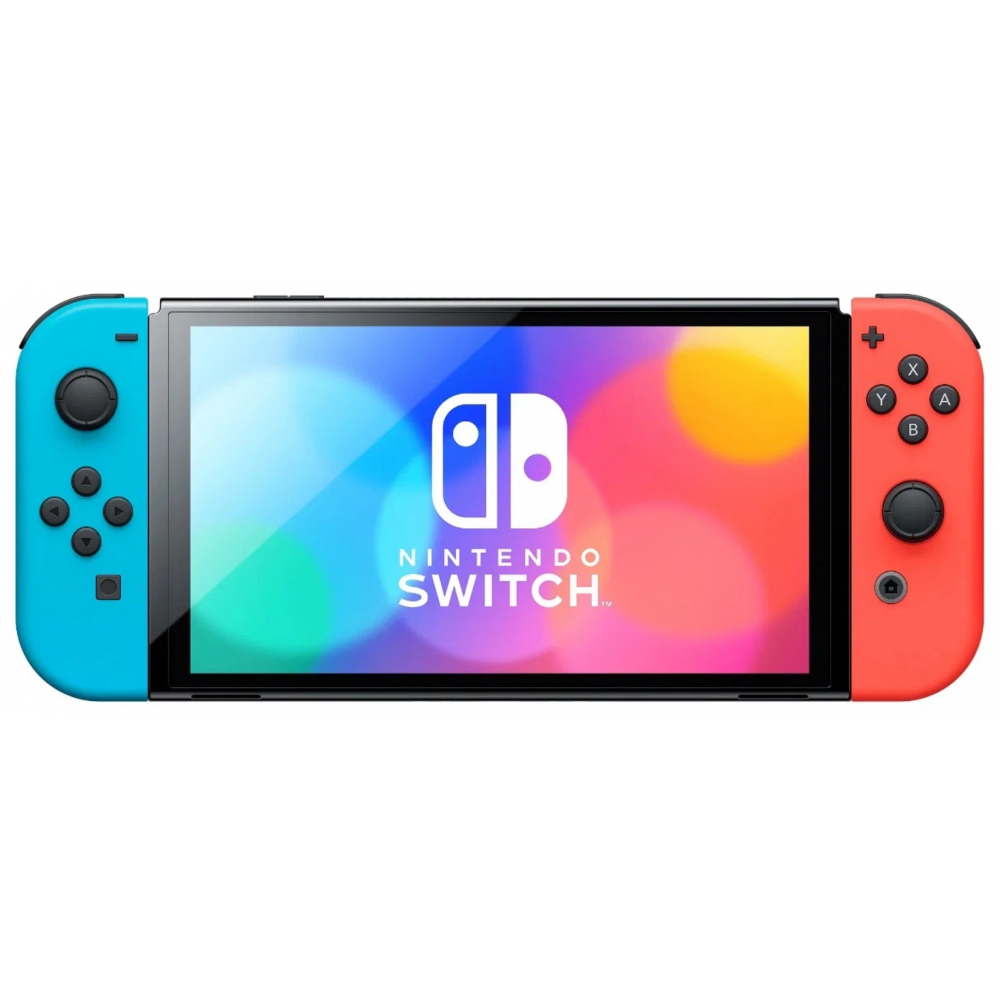 Игровая приставка Nintendo Switch OLED 64GB, Neon Blue/Neon Red