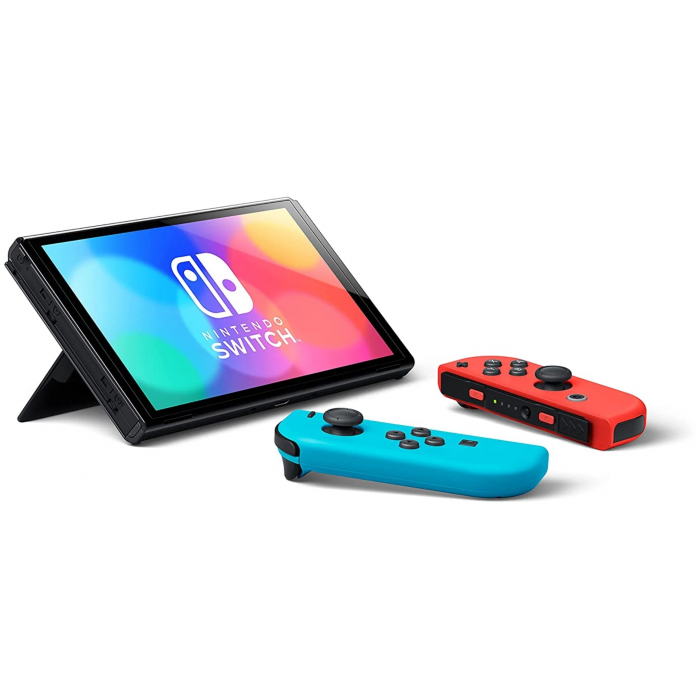 Игровая приставка Nintendo Switch OLED 64GB, Neon Blue/Neon Red