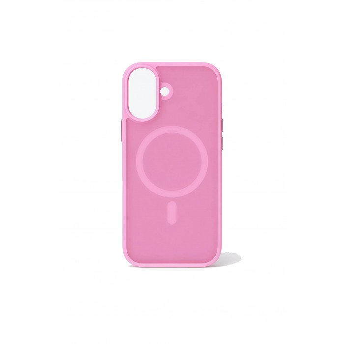 Чехол AceCase SOFT RIM для iPhone 16, Pink