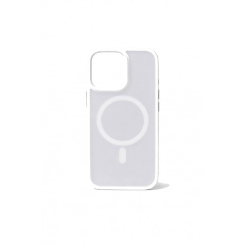 Чехол AceCase SOFT RIM для iPhone 16 Pro Max, White Titanium