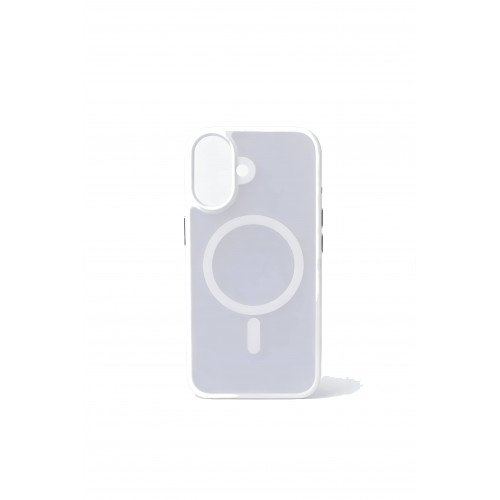 Чехол AceCase SOFT RIM для iPhone 16, White