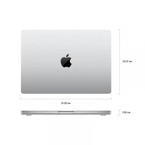 Ноутбук Apple MacBook Pro 14'' (2024) M4 16/512GB, Silver (MW2W3)