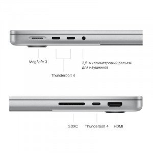 Ноутбук Apple MacBook Pro 14'' (2024) M4 Pro 24/512GB, Silver (MX2E3)