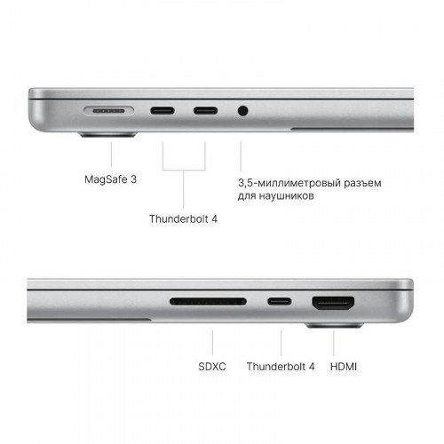 Ноутбук Apple MacBook Pro 14'' (2024) M4 Pro 24/512GB, Silver (MX2E3)