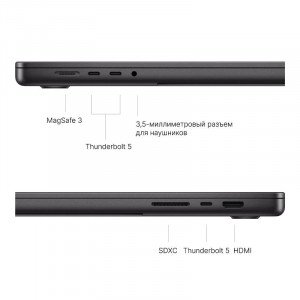 Ноутбук Apple MacBook Pro 16'' (2024) M4 Max 36/1TB, Space Black (MX303)