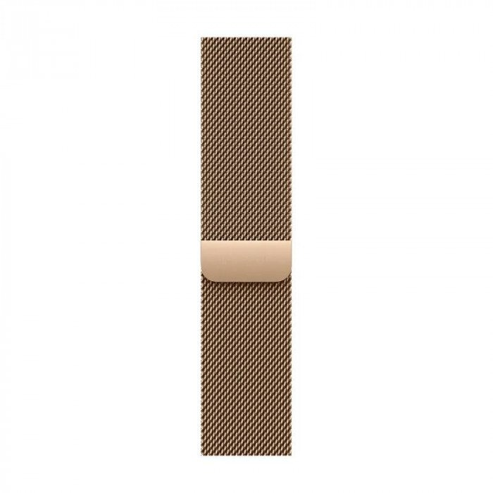 Apple Watch 10 46mm, Titanium Gold, Ремешок Gold Milanese Loop, размер M/L