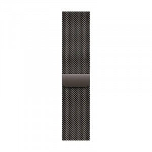 Apple Watch 10 46mm, Titanium Slate, Ремешок Slate Milanese Loop