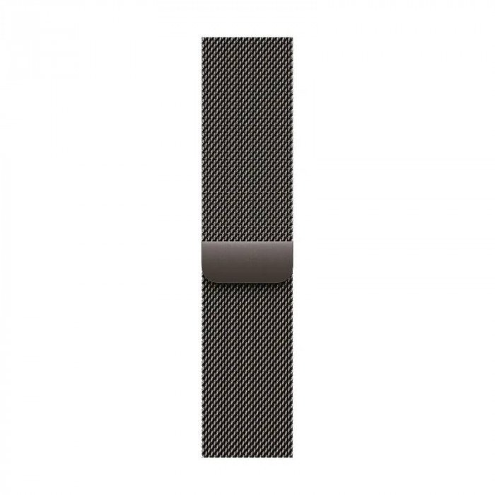 Apple Watch 10 46mm, Titanium Slate, Ремешок Slate Milanese Loop