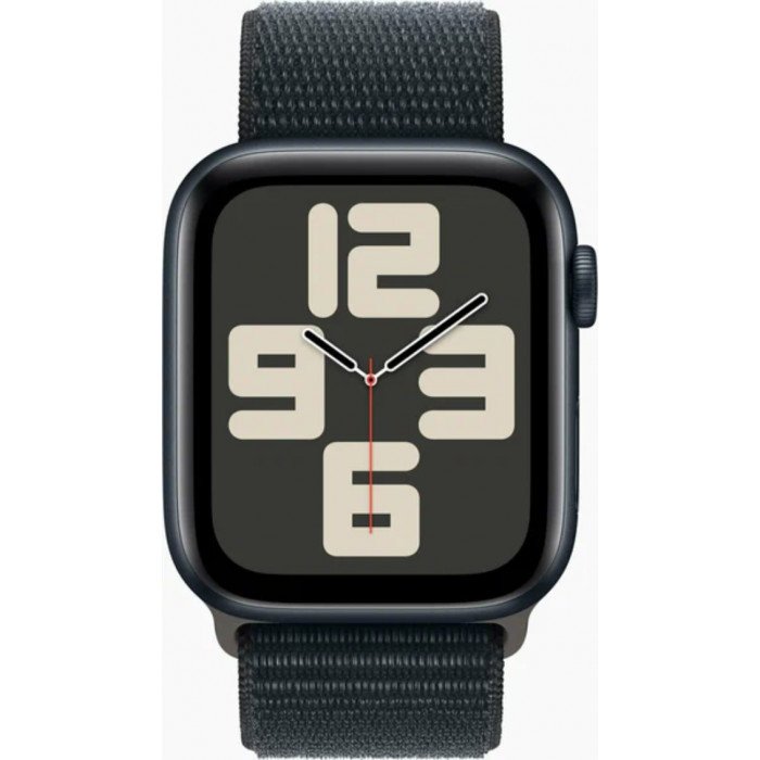 Apple Watch SE 44mm, Midnight, Ремешок Ink Sport Loop