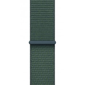 Apple Watch SE 44mm, Starlight, Ремешок Lake Green Sport Loop
