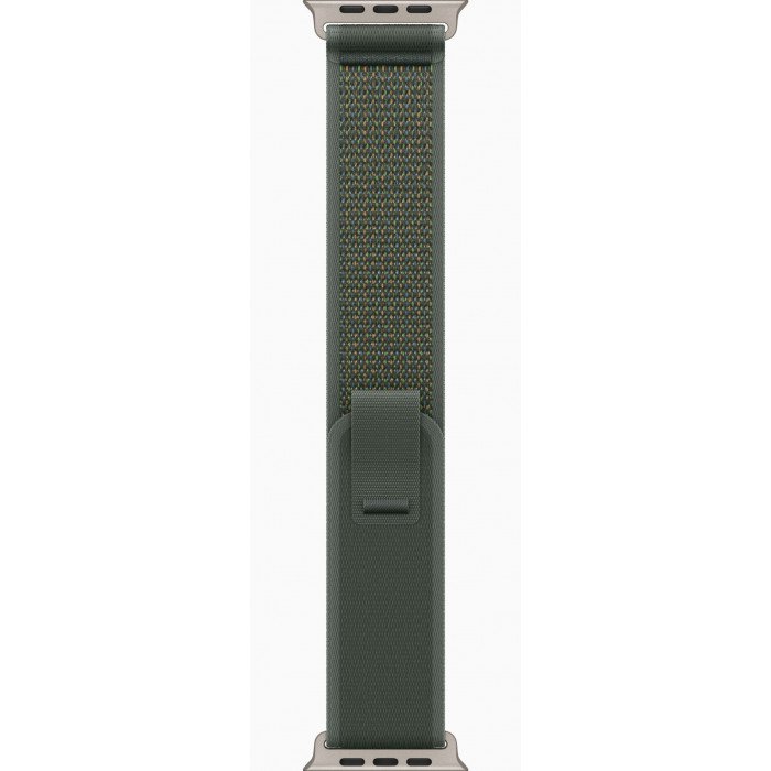 Apple Watch Ultra 2 GPS 49mm, Natural Titanium, Ремешок Green Trail Loop, размер М/L