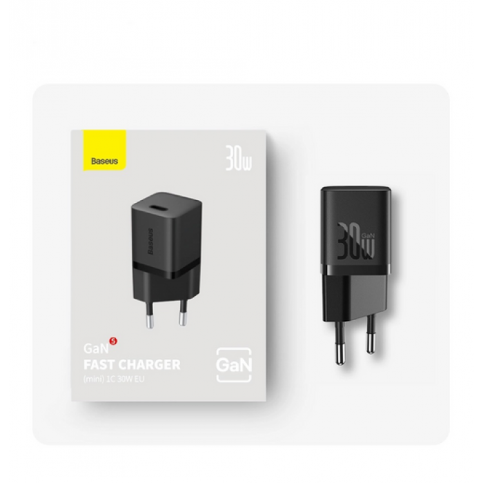 СЗУ Baseus GaN 30W, черный