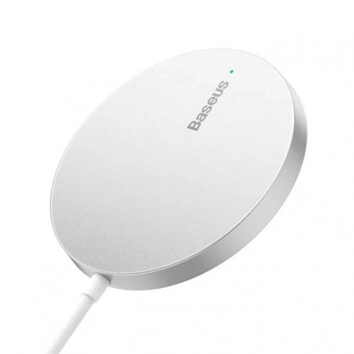 Беспроводное зарядное устройство Baseus Simple Mini 3, серебристый