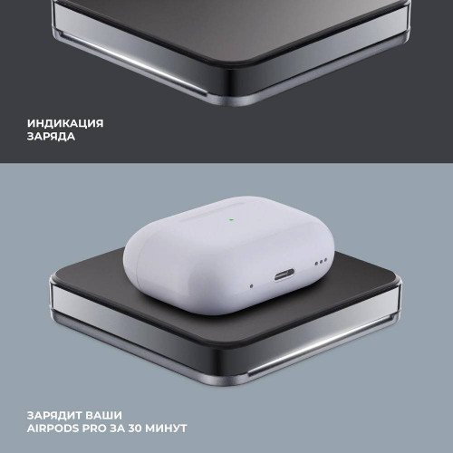 Беспроводное зарядное устройство Deppa Fast Charger QI, черный