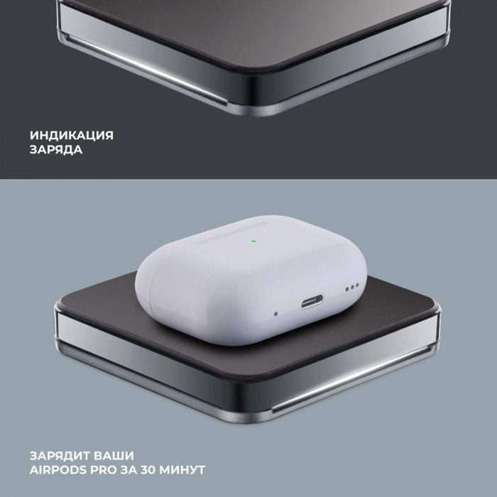 Беспроводное зарядное устройство Deppa Fast Charger QI, черный