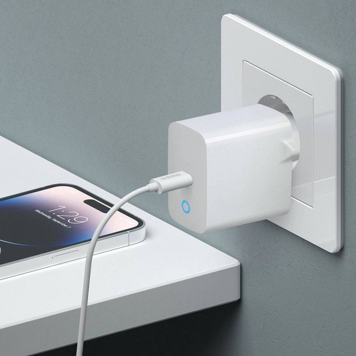 СЗУ Deppa Wall Charger 25W USB-C, белый