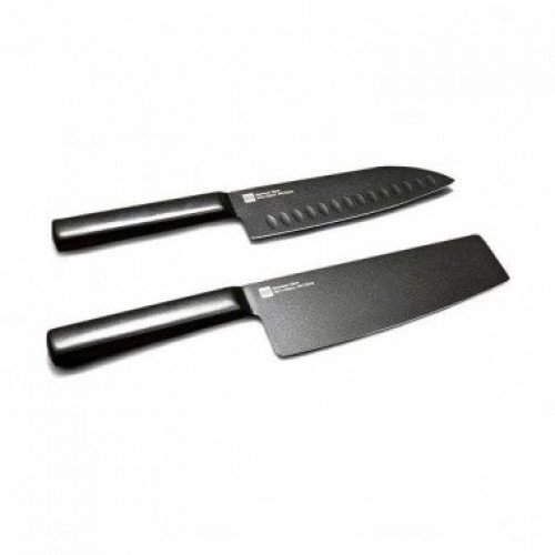 Набор керамических ножей HuoHou Non-Stick Kitchen 2шт, черный