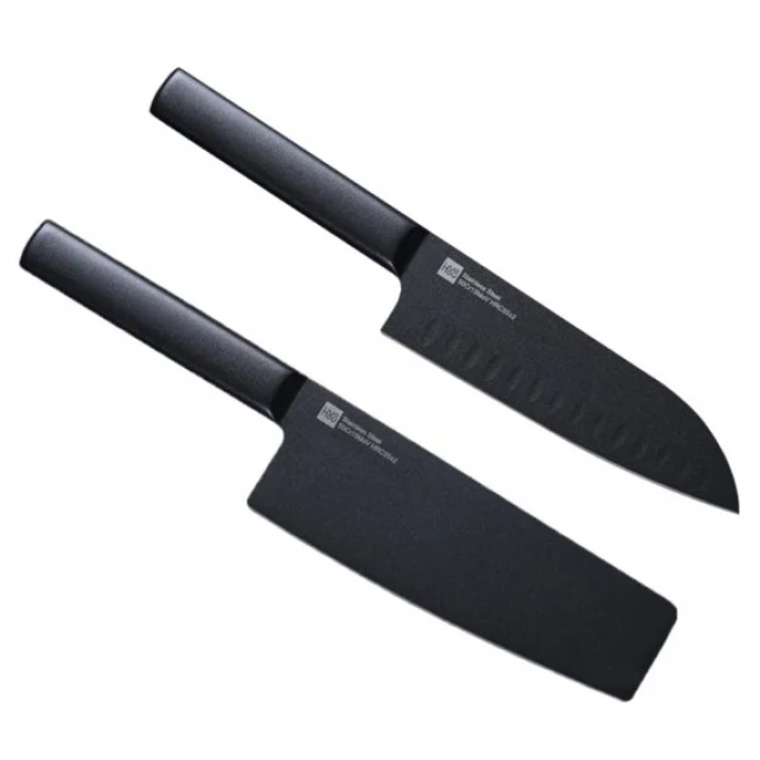 Набор керамических ножей HuoHou Non-Stick Kitchen 2шт, черный