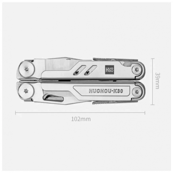 Мультитул HuoHou Multi-tool Pro K30 Pro, серебряный