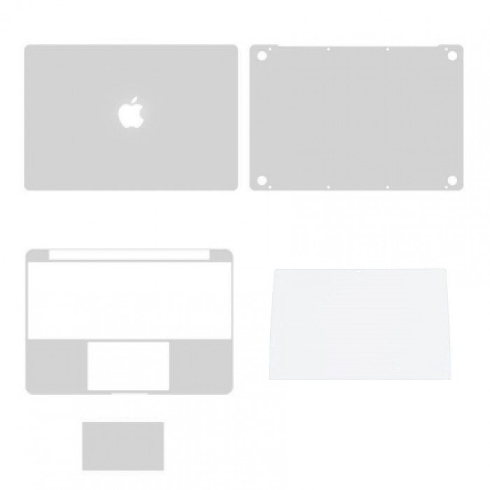 Защитная пленка MOCOLL 5в1 для MacBook Air M1 13'', сильвер
