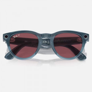Умные очки Ray-Ban Meta Headliner RW4009 S50, Shiny Jeans/Polar Dusty Red