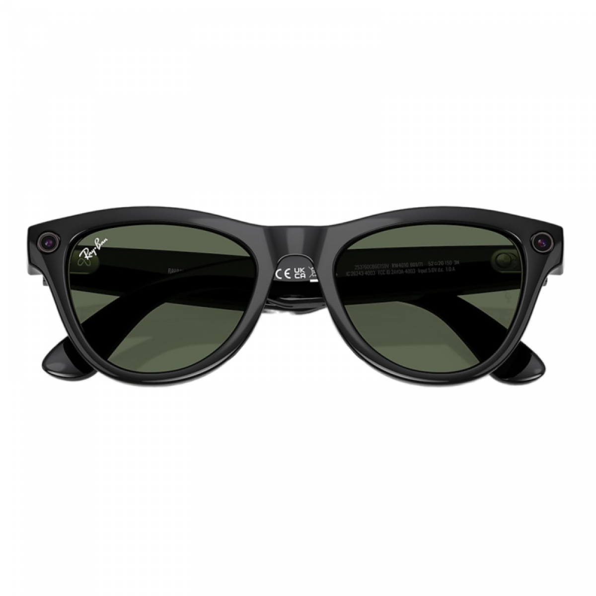 Умные очки Ray-Ban Meta Skyler RW4010 S50, Shiny Black/Green