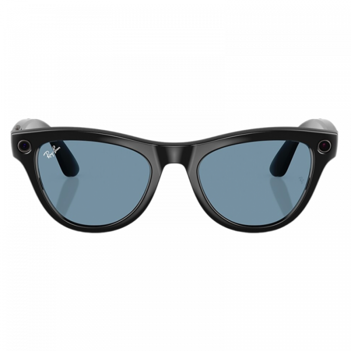 Умные очки Ray-Ban Meta Skyler (Gen 1) S52, Shiny Black/Transitions Cerulean Blue (RW4010)