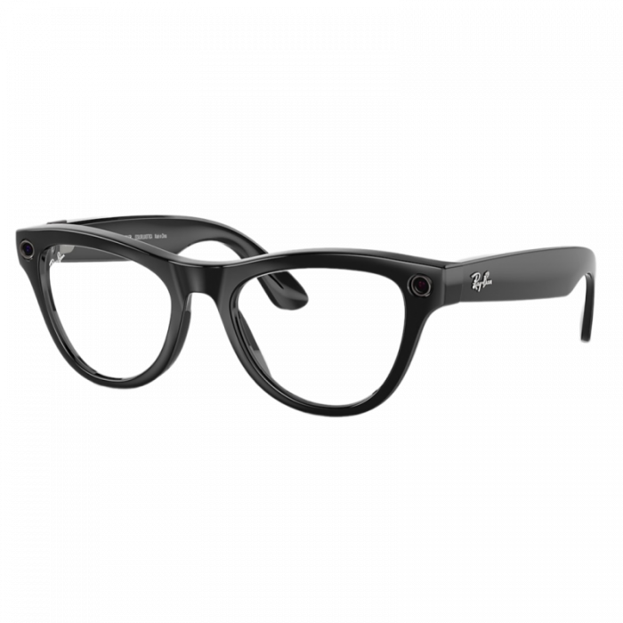 Умные очки Ray-Ban Meta Skyler (Gen 1) S52, Shiny Black/Transitions Cerulean Blue (RW4010)