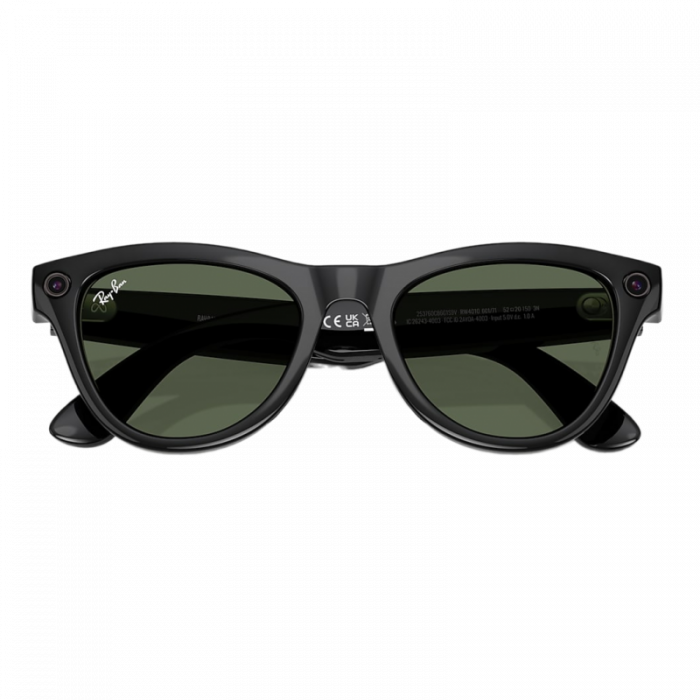 Умные очки Ray-Ban Meta Skyler (Gen 1) S52, Shiny Black/G-15 Green (RW4010)