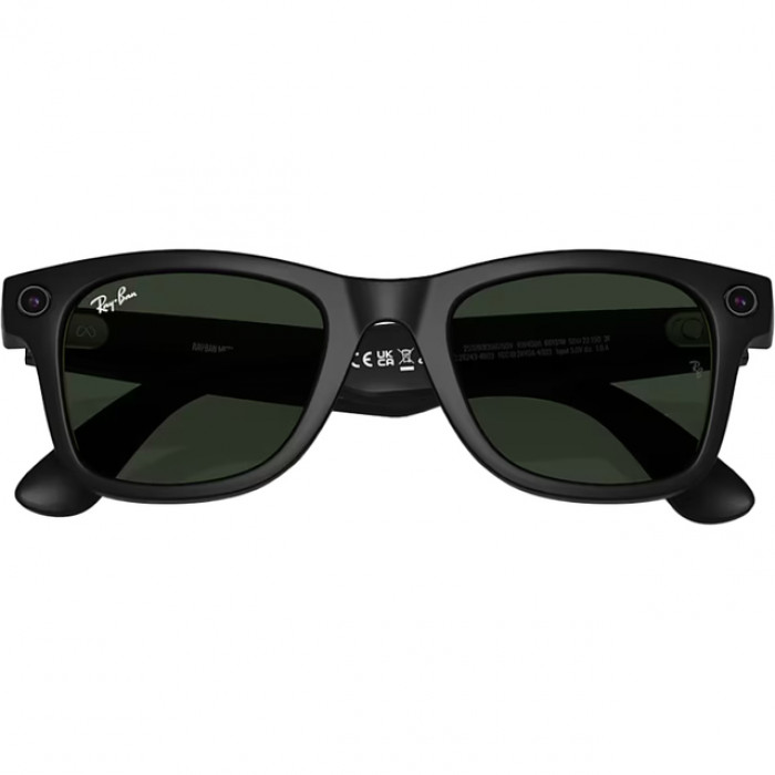 Умные очки Ray-Ban Meta Wayfarer (Gen 1) S50, Matte Black/Transitions Graphite Green (RW4006)