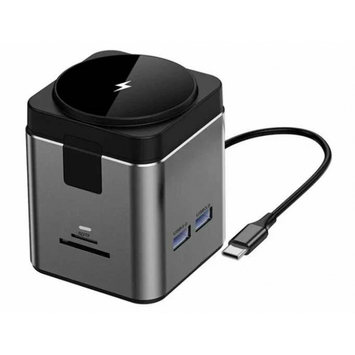 Беспроводное зарядное устройство WIWU 9in1 Cube HUB