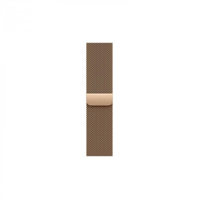 Apple Watch 10 42mm, Titanium Gold, Ремешок Gold Milanese Loop