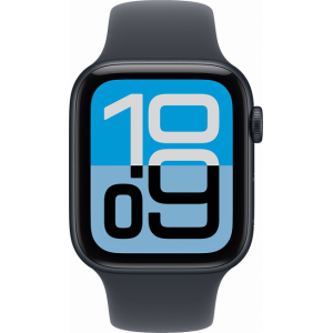 Apple Watch SE 3 (2025) 44mm, Midnight, Ремешок Midnight Sport Band, размер M/L