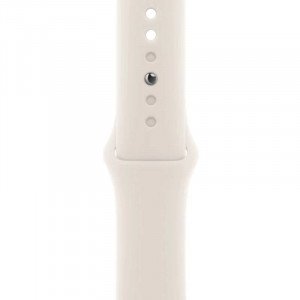 Apple Watch SE 3 (2025) 44mm, Starlight, Ремешок Starlight Sport Band, размер M/L